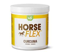 Horse Flex Polvo de cúrcuma para caballos para apoyar la piel, el sistema musculoesquelético y la digestión - 800 gramos