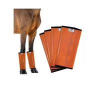 Horse Fly Boots Set Of 4, Mesh Horse Boots, Breathable, LooseFitting, Stay Up No Rub Leggings, Reduce Stomping