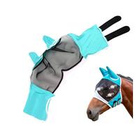 Horse Fly Face Cover, Professional Visage Protector, Adjustable Facial Case, Earmuffs Design, Eye Protection, (41.34x20.47x11.02 Inches), Perfect For Outdoor Riding