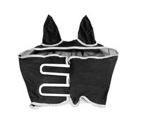 Horse Fly Masque - Fly Cover Livestock, Breathable Mesh UV with Ear Protection, Animal Half Face Control Cover Elastic Strap for Horse Cow Farm Stable All Season Protection