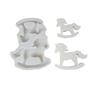 Horse Fondant Mold - Silicone Animal Crafting Mould Horse Plaster Resin Mold | Ĥorse Plaster Molds For Ṕlaster Cement Resin Craft Home Farmhouse Holiday Party Family Friends Use