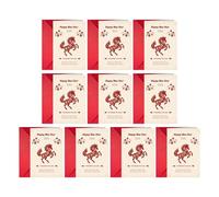 Horse Greeting Cards, 2026 Lunar New Year Postcards, 6x4 Inch Festive Card Set FOR Winter Festival, Sturdy Cardstock Stationery 12 Pack, Chinese Correspondence Kit with Envelopes Business Thank