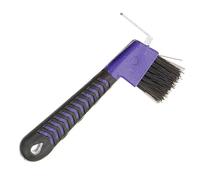 Horse Hoof Pick, Sturdy Tool Set, Easy Grip Stable Cleaner, 16,5 x 8,5 cm Soft Handle Equine Maintenance Kit Equestrian Grooming Accessory for Hoof Cleaning Farm Stable Riding Horse Use Care