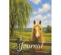 Horse Journal : Large College Ruled Notebook for Horse Lovers, Riders & Equestrians | 120 Pages, 8.5 x 11 Writing Journal