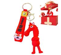 Horse Key Chain - 2026 Collectible Ornament Year of the Horse Pendant, Durable Keyring for Kids Adults Boys Girls | Birthday Graduation Holiday Travel Bag Charm Gift