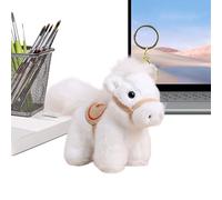 Horse Keyring - 14cm Lunar Year of The Horse Keychain 2026 | Plush Mascot Doll Keychain | Cartoon Keepsake For Friends, Family | Birthday, Festival, New Year Gift