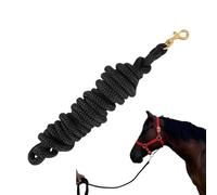 Horse Lead - Long Nylon Line Double Braid Lunge Rope | Great for Grooming Showing Trail Riding Competition and Everyday Use at Barn Farm Stable Riding School, 460 x 1,3 x 1 cm