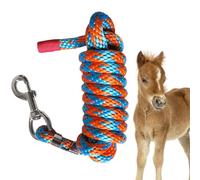 Horse Leads Dogs - Braideds Pet Leashed for Large Animals Livestock Walking | Alloy Hook, Heavy Traction Rope Perfect for Horses Donkeys Ponies Dogs Outdoor Training Handling