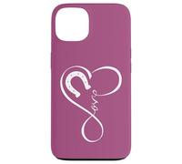 Horse Lover Heart Horseshoe Love Horses Girls Womens Carcasa para iPhone 13
