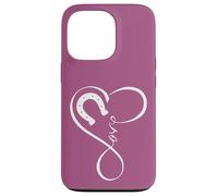 Horse Lover Heart Horseshoe Love Horses Girls Womens Carcasa para iPhone 13 Pro
