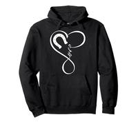 Horse Lover Heart Horseshoe Love Horses Girls Womens Sudadera con Capucha