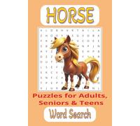 Horse Lover Word Search Puzzle Book: Word Search with Easy to Road Print about Horse, Reins, Saddle, Hoof and More | 6X9 Inches, 110 Pages | 50+ Puzzles.... Gift for Vacations Holidays and Free Times