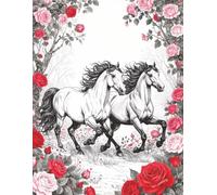 Horse Lover's Coloring Book: Adult Coloring Book for Those Who Love Horses (Animal Lovers Coloring Books)