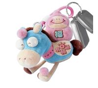 Horse Plush Bag Charm | 2026 Horse Year Plush Mascot Pendant | Soft Stuffed Animal Charm | for Adults Family Friends Auspicious Handbag Backpack Purse Commuting Travel
