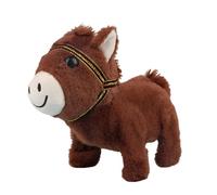 Horse Plush - Horse Stuffed Animal, Electric Plush Toy, Cute Stuffed Doll | Soft Animal Doll For Boys Girls Bedroom Living Room Study Car Sofa Bed Nursery Playtime Bedtime Travel Birthday Collectors