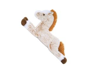 Horse Plush - Realistic Stuffed Animal | 21 pulgadas Large Mommy Stuffed Horse | Collectors' Display Adorable Cute Educational for Easter School Babý Girls Kids Farm Zoo Outdoor Family Brown