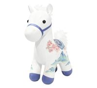 Horse Plush Toy - Velvet, 7.87in Mascot Decoration Festive Holiday Design | Versatile Placement Chinese Lunar New Year Horse Decor, Spring Festival Plush For Home Décor, Living Room, Bedroom, Sofa