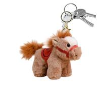 Horse Purse Charm, Soft Plush Individual Supplies Long Lasting Charm, 2026 Horse Keychains, for Family Friends Fans Birthday Festival Home Travel New Year