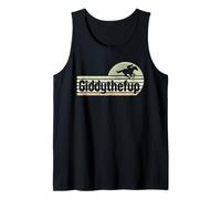 Horse Racing Vintage Giddythefup KY Derby Horse Camiseta sin Mangas