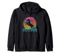 Horse Retro Vintage 70s 80s Style Farm Animals Lover Sudadera con Capucha