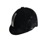 Horse Riding Helmet - Velvet Safety Head Protector, Lightweight Equestrian Gear, Comfortable Fit Riding Helmet, Durable Protection Equipment | Versatile Head Safety Solution for Cycling Skatebo
