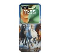 Horse Running Caso Del Tirón Funda Carcasa Case para Motorola Razr 60, Razr 2025