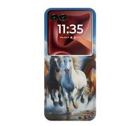 Horse Running Caso Del Tirón Funda Carcasa Case para Motorola Razr 60 Ultra, Razr Ultra 2025