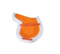 Horse Saddle Pad Bareback Washable Practical Riding Accessories Back Blanket For Daily Show para Caballo(Orange)