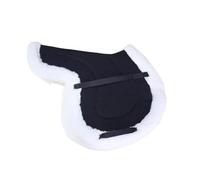 Horse Saddle Pad Bareback Washable Practical Riding Accessories Back Blanket For Daily Show para Caballo(Black)