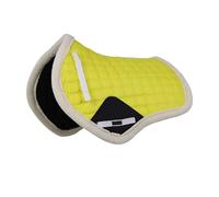 Horse Saddle Pad Comfortable Equestrian Gear Sweat Absorbing Seat Cushion para Caballo(Yellow)