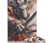 Horse Samurai Blossom Puzzle Imposible,desafío for Adults Juego Educativo 1000 Piezas Obra De Arte De Juego De para Adultos Y Niños A Partir De 12 Años 1000pcs (38x26cm)
