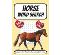 Horse Search Book Puzzle: Word Searches with Easy-to-Read Print about horses, riding, breeds, equestrian gear, famous racehorses, and more | 50+ ... pages | 6x9 inches | Fun for all horse lovers