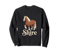 Horse Shire Draft Raza Comarca Sudadera