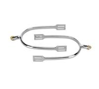 Horse Spurs Zinc Aleación Inglés Accesorios con una barra lisa Filas para Entrenamiento de Caballos y Entretenimiento, 2 X Poros de Caballos para Mejora de la Sensibilidad de las Piernas, Diseño