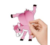 Horse Stickers, Horse Make-a-face Sticker Sheets, Cute 3D Horsee Butt Decorations, Horsee DIY Fantasy Animal Mix And Match Sticker For Children For Water Bottle Crafts Journaling Classroom School