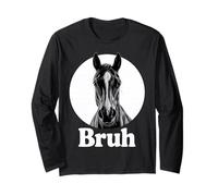 Horse Stuff - Caballos Salvajes para Hombre, Caballo Divertido Manga Larga