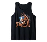 Horse Stuff Gafas de Sol Caballos Salvajes Montar a Caballo Divertido Camiseta sin Mangas