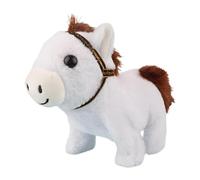 Horse Stuffed Animal - Electric Plush Toy Soft Doll | Cute Horse Plush For Boys, Girls, Bedroom, Living Room, Study, Car, Sofa, Bed, Nursery, Playtime, Bedtime, Travel, Birthday, And Collectors
