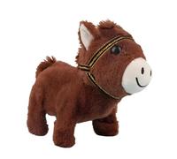 Horse Stuffed Animal - Electric Plush Toy Soft Doll | Cute Horse Plush For Boys, Girls, Bedroom, Living Room, Study, Car, Sofa, Bed, Nursery, Playtime, Bedtime, Travel, Birthday, And Collectors