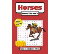Horse Themed Word Search Puzzle Book: Word Searches with Easy to Read Print About Horses, Equine Themed and More | 6 x 9 inches, 110 pages | 50 + puzzles... Gift for Holidays, Vacations and Free Time