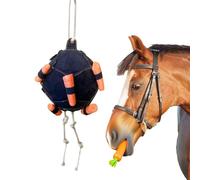 Horse Treat Ball, Slow Feed Carrot Feeder, Interactive Boredom Buster, 21.65x9.84 inches Fun Stress Reliever, Engaging Solution For Feeding Horses Cattle Sheep Farm Goats Pasture Activity