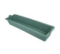 Horse Trough - Universal Feeder, 15.35 Inches Large Capacity with Plug, Reinforced Polymer Material, Smooth Easy Clean Finish, Farm Animal Ranch Outdoor Poultry Calves Livestock Hardware