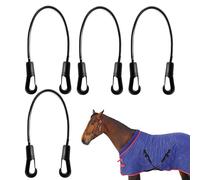 Horse Winter Rug Leg Straps - Horse Blanket Straps | 4 Pieces Adjustable Universal Elastic Replacement | Horses Blankets Strap]ss For Adults Professionals Enthusiasts Beginners Amateurs Family