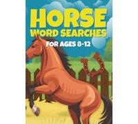 Horse Word Search Book for Kids Ages 8-12: Equestrian Activity Gift for Girls & Boys. 50 Puzzles Featuring Breeds, Grooming, Show Jumping & Stable Life. Large Print Screen-Free Fun for Pony Lovers.