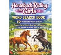 Horse Word Search for Horse-Loving Girls: 50+ Fun Pony & Equestrian Puzzles | Large Print Activity Book with Horse Facts for Kids Ages 6-12. A Great Gift for any Girl who Loves Horses.