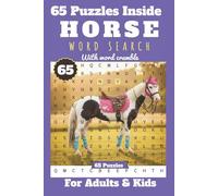 Horse Word Search: Horse Riding Word Search Challenging Puzzle Book For Adults & Kids | 65 puzzles with word searches and answers: Horse Racing Word search Book (Word Search Series)