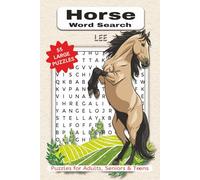 Horse Word Search: Horse Word Search Puzzle Book: All about horses, easy to read print, 110 pages, 6"x9" book size, 55 puzzles, relaxing, fun, help ... reduce stress, for seniors, adults and teens.