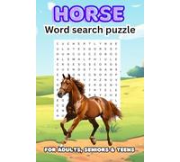 Horse Word Search Puzzle Book: A Fun and Challenging Horse-Themed Puzzle Book for Horse Lovers!