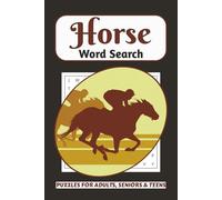 Horse Word Search Puzzle book: A Fun Wprd find featuring Equine Terms, Barn Life, Riding Gear & More | Great for Adults, Teens, Equestrians & Stable Enthusiasts