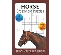 Horse Word Search Puzzle Book: Crossword Puzzles with Easy to Read Print about Horses, Horseback Riding, Horse Racing and More. 6x9 inches, 90 pages. ... for Vacations, Holidays and Leisure Times